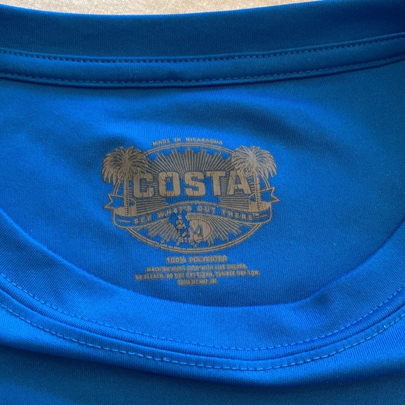 Coasta | men’s med blue red and white | drifit tee - Picture 2 of 5